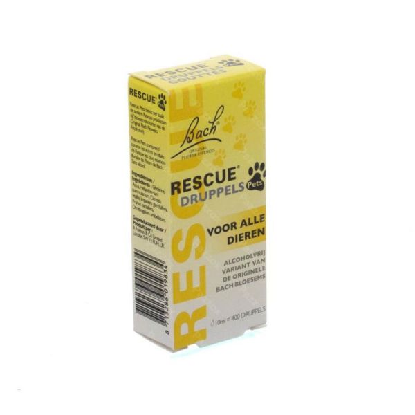 Bach rescue pets gouttes 10ml