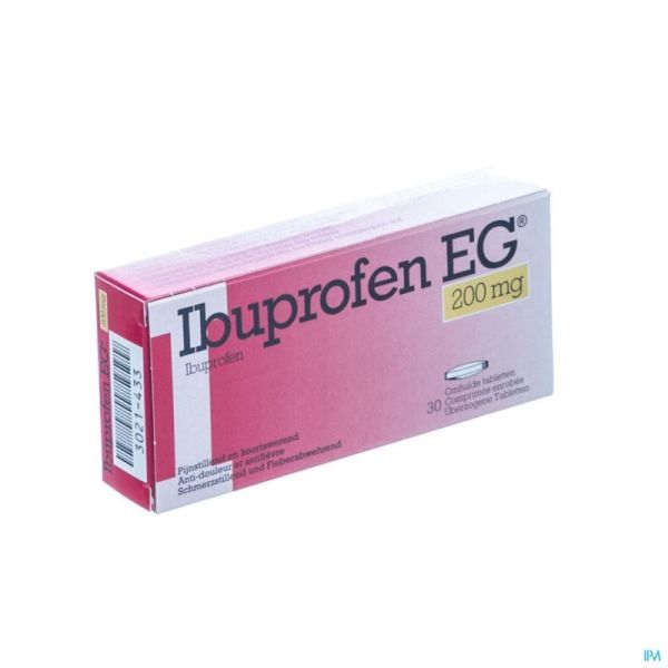 Ibuprofen Eg 200mg Comp Enrobes 30 X 200mg