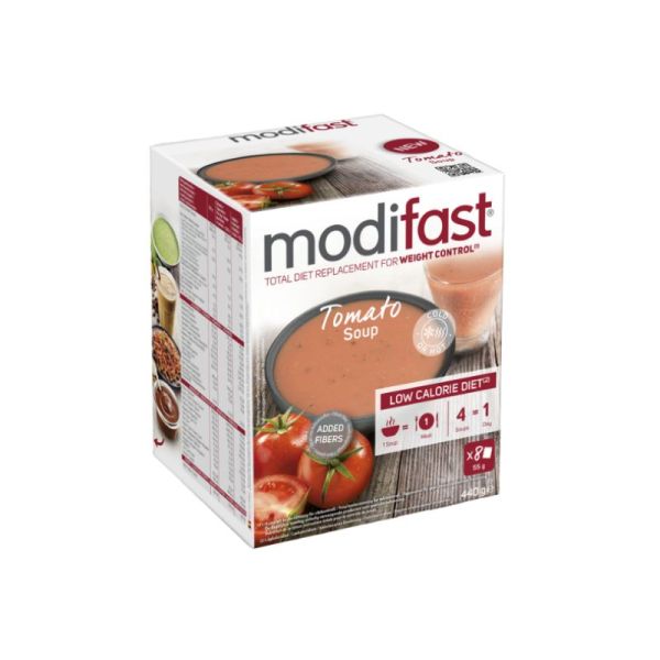 Modifast Low Calorie Diet Tomato Soup Sach. 8x55g