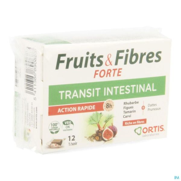 Ortis Fruits & Fibres Forte Cubes 2x6