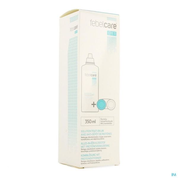 Febelcare Eye 1 Solution Lentille Tout En Un 350ml