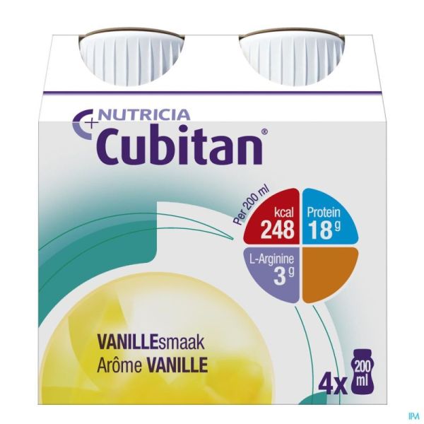Cubitan Vanille 4x200ml