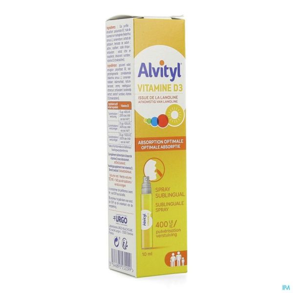 Alvityl Vitamine D3 Spray 10ml