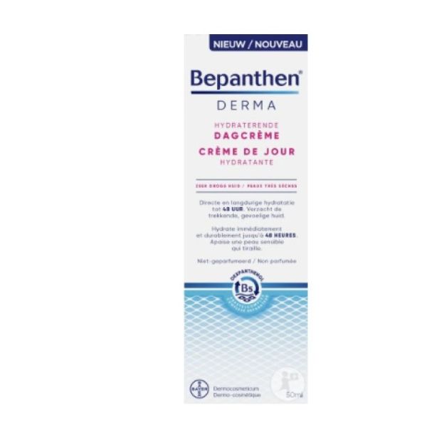 Bepanthen Derma Creme Jour Hydratante Tube 50ml