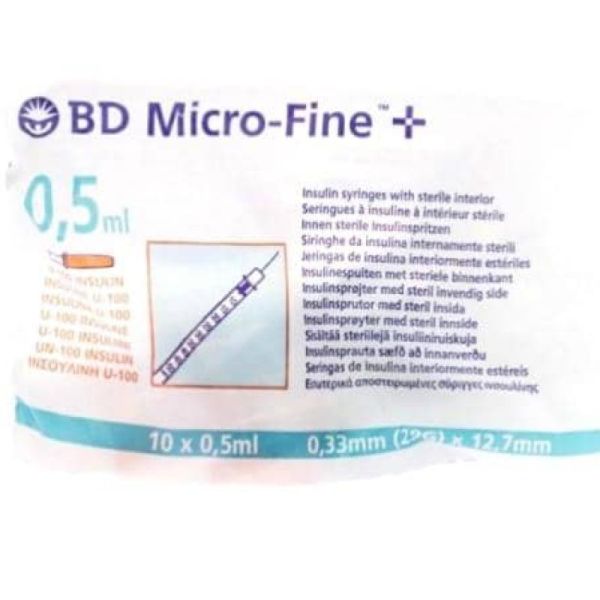 Bd microfine+ ser.ins. 0,5ml 29g 12,7mm  10 324824