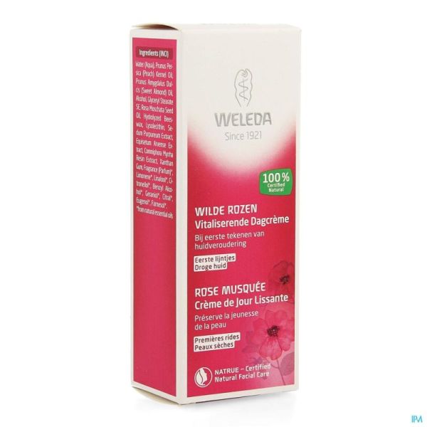 Weleda Rosa Musquee Creme Jour Lissante Tube 30ml