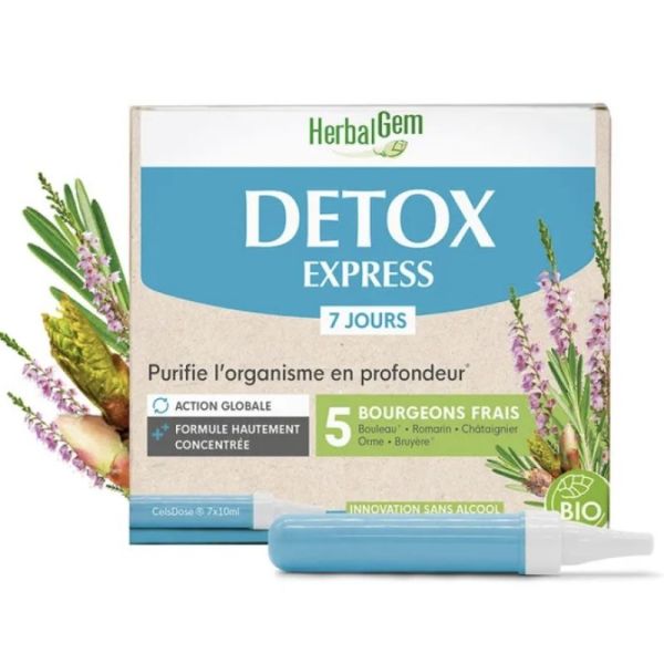 Herbalgem Detox Express Monodose 7x10ml