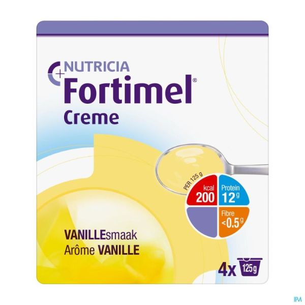 Fortimel Crème Vanille 4x125gr