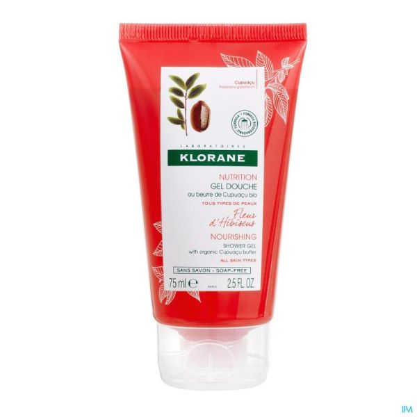 Klorane Corps Gel Douche Fleur Hibiscus 75ml