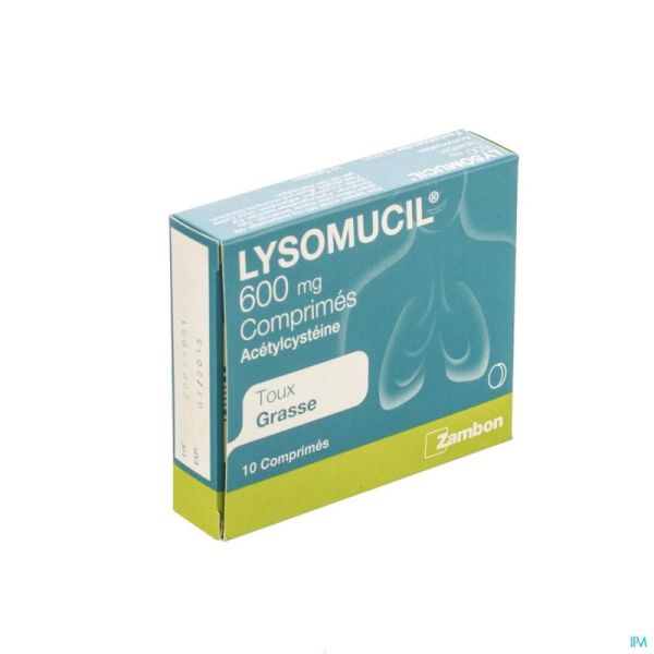 Lysomucil 600 Comp 10 X 600mg