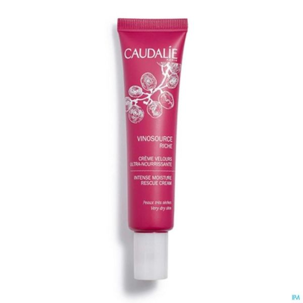 Caudalie Vinosource Riche Cr Ultra Nouris.tbe 40ml