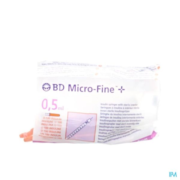 Bd microfine+ ser.ins. 0,5ml 30g  8,0mm  10 324825