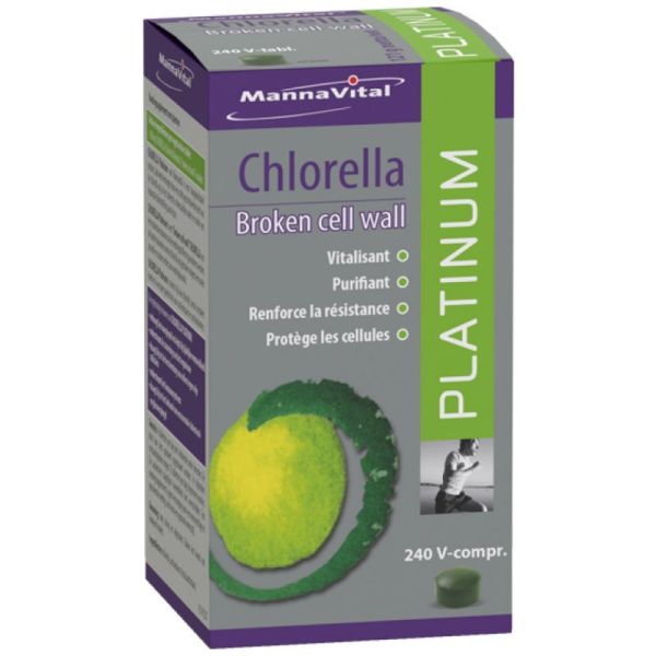 Mannavital chlorella platinum v-tabl 240