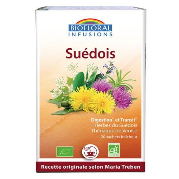 Biofloral Infu Suedois Bio 20x24g