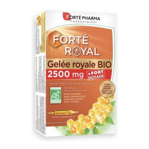 Gelee Royale Bio 2500mg Amp 20x15ml