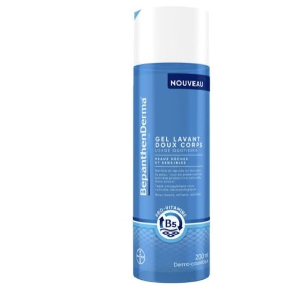 Bepanthen Derma Gel Lavant Corps Doux Fl 200ml