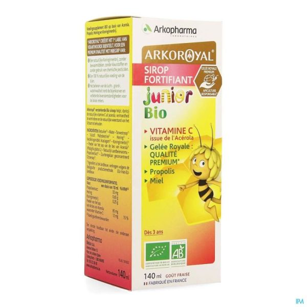 Arkoroyal Sirop Kid Fortifiant Ruche Royale 150ml