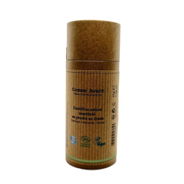 Dentifrice mentholé en poudre au Siwak - 45g