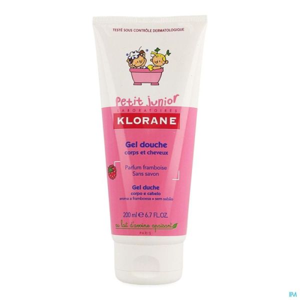 Klorane Petit Junior Gel Douche Framboise 200ml