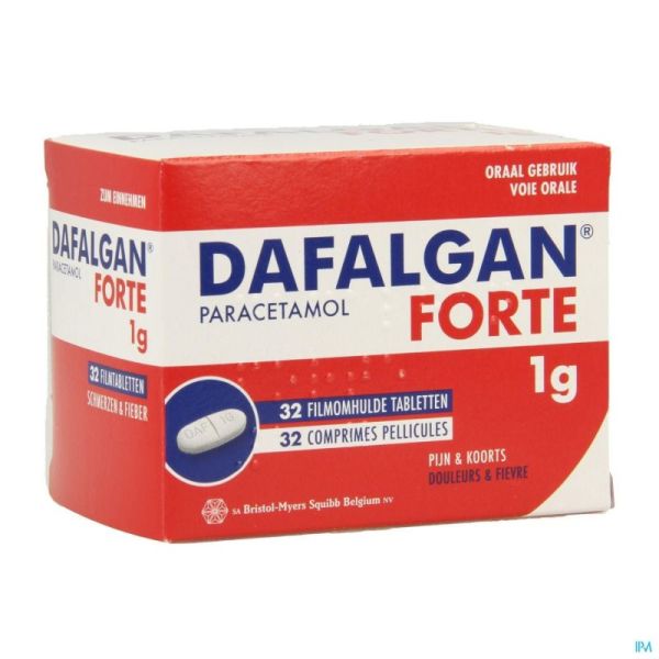 Dafalgan Forte Sec 1g Tabl 32