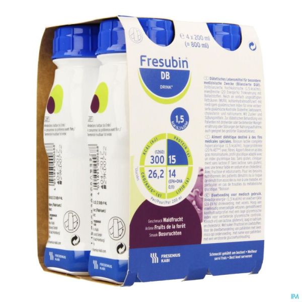 Fresubin Db Drink Fruit Foret Easybot.4x200ml