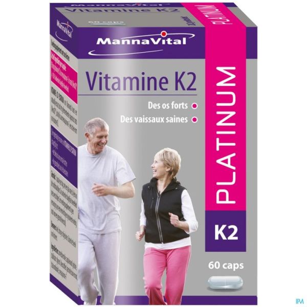 Mannavital Vitamine K2 Platinum NF Caps 60