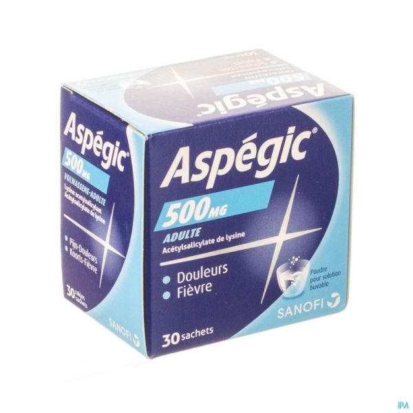 Aspegic 500 Pulv 30x 500mg