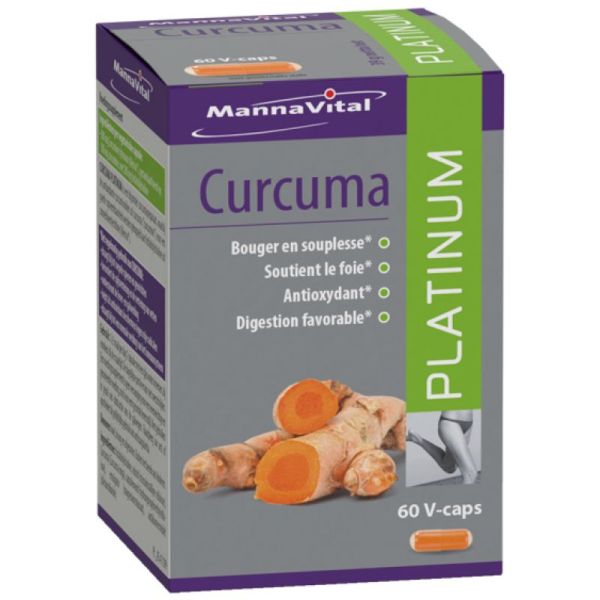 Mannavital curcuma platinum v-caps 60