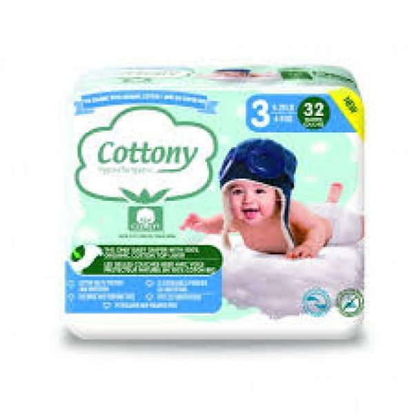 Cottony Baby Diapers Size 3 4 - 9kg 32