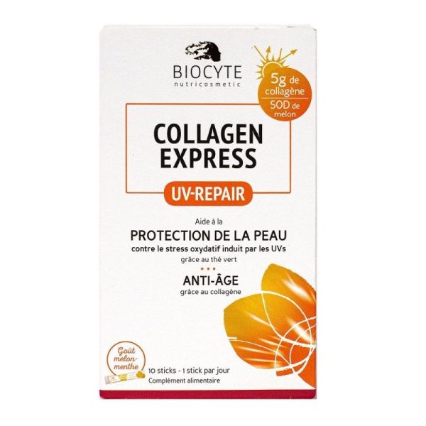Biocyte Collagen Express A/sun Melon Ment.stick 10