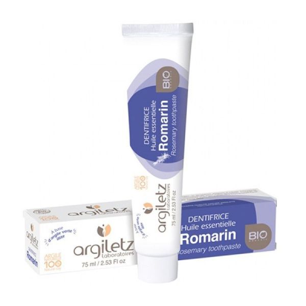 Argiletz dentifrice romarin bio tube 75ml