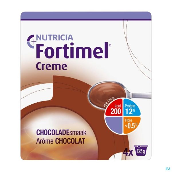 Fortimel Crème Chocolat 4x125gr