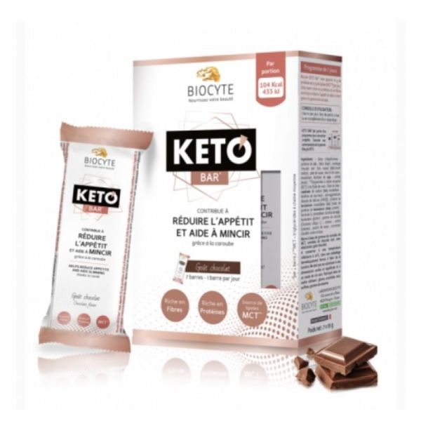 Biocyte Keto Bar Chocolat 7