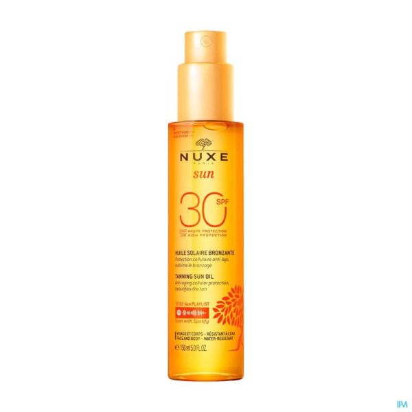 Nuxe Sun Huile Bronz. Ip30 Visage&corps150ml