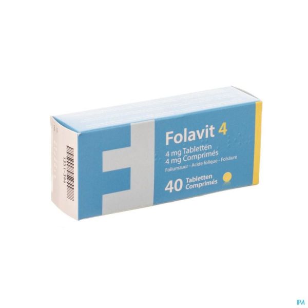 Folavit 4 4mg Tabl 40 X 4mg