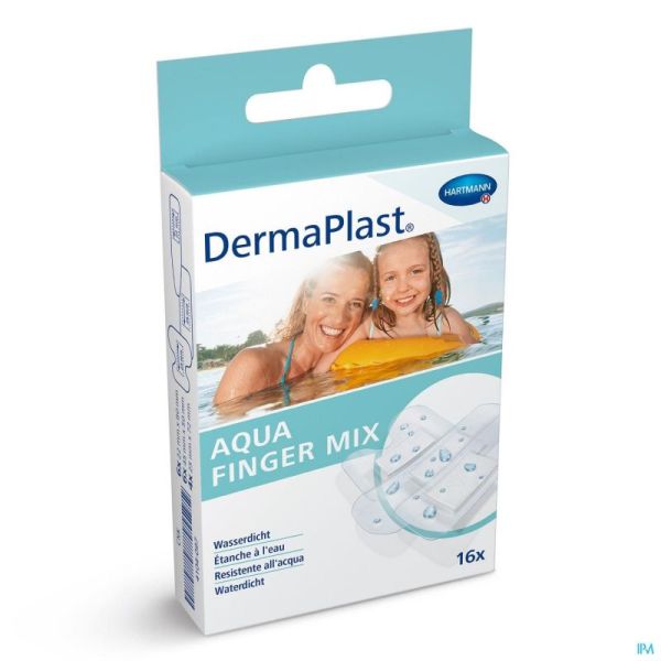 Dermaplast Aqua Vingers Mix 16 P/s