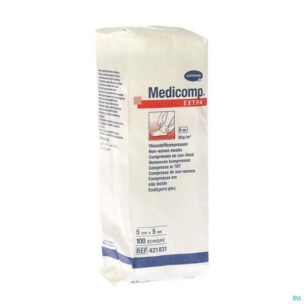 Medicomp 5x5cm 6pl. Nst. 100 P/s