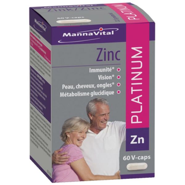 Mannavital zinc platinum v-caps 60
