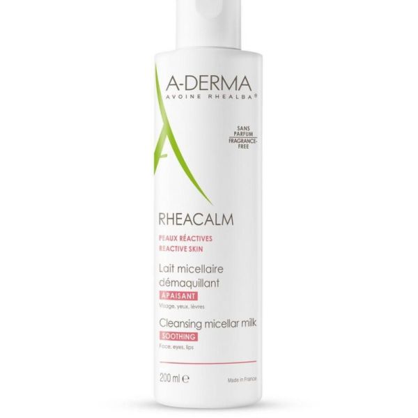 Aderma Rheacalm Lait Micellaire Apaisant Fl 200ml