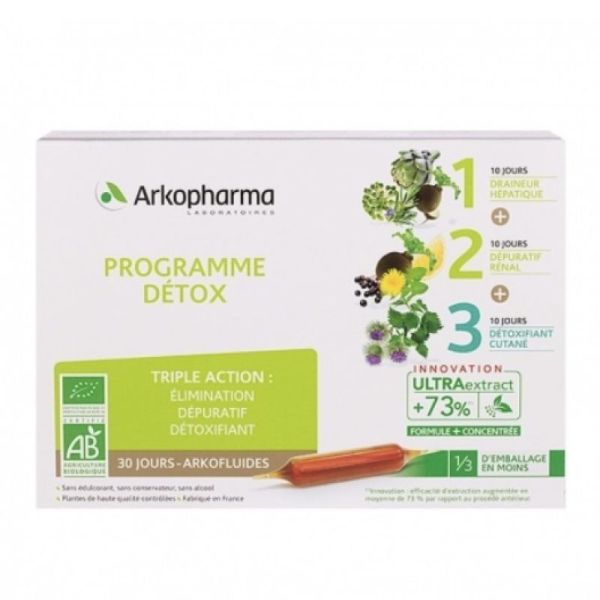 Arkofluides Programme Detox Amp 30 Promopack