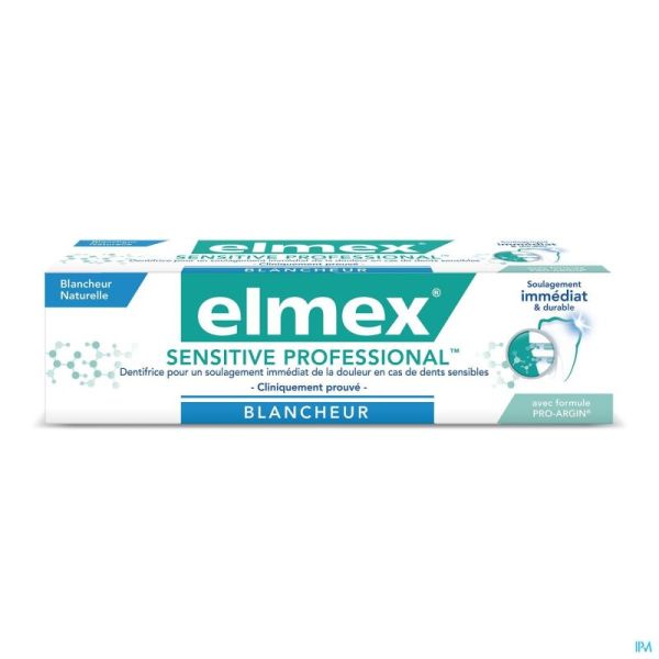 Dentifrice Elmex® Sensitive Professional Blancheur Tube 75ml