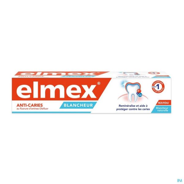 Dentifrice Elmex® Anti Caries Blancheur Tube 75ml