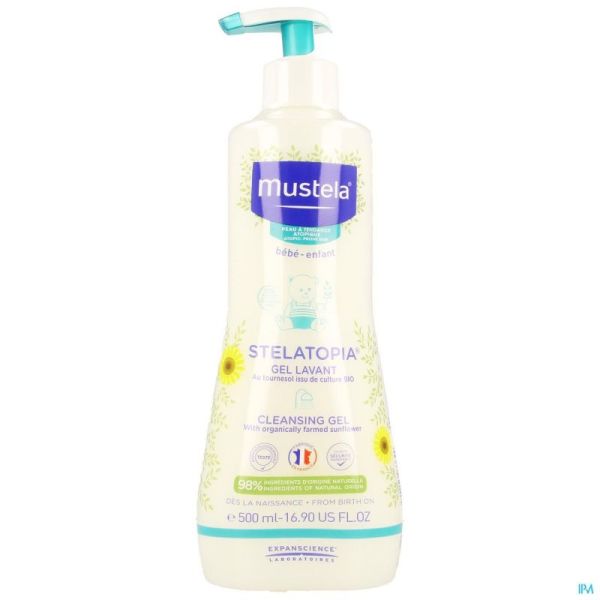 Mustela Pa Stelatopia Gel Lavant 500ml Nf