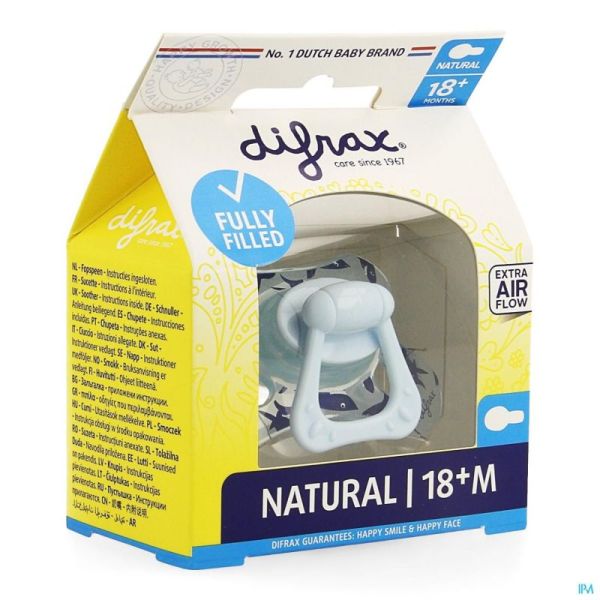 Difrax Sucette Natural 18+ M