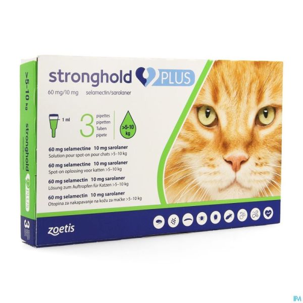 Stronghold Plus 60mg/10mg Sol Spot On Chat 3