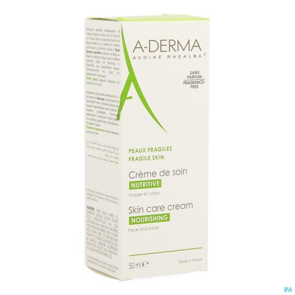 Aderma Avoine Creme Soin 50ml