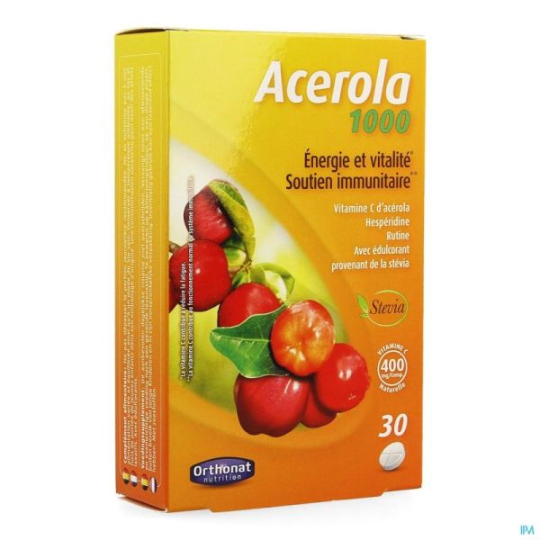 Acerola 1000 Nf Comp 30 Orthonat