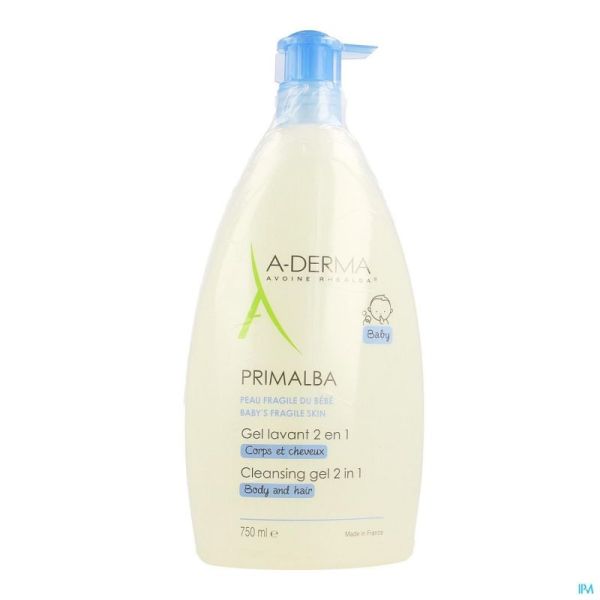 Aderma Primalba Gel Lavant 2en1 750ml