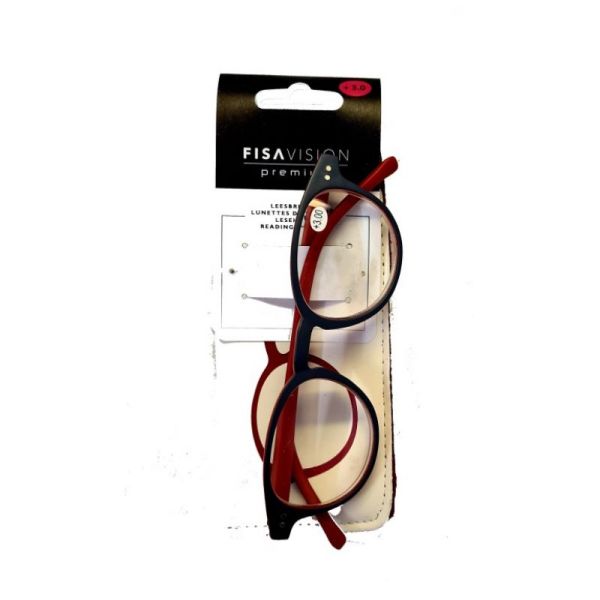 Fisavision Premium Lunet.lect +3,0 Two Tones+pouch