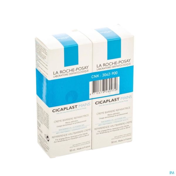 La Roche Posay Cicaplast Creme Mains Duo 2x50ml 2e-50%